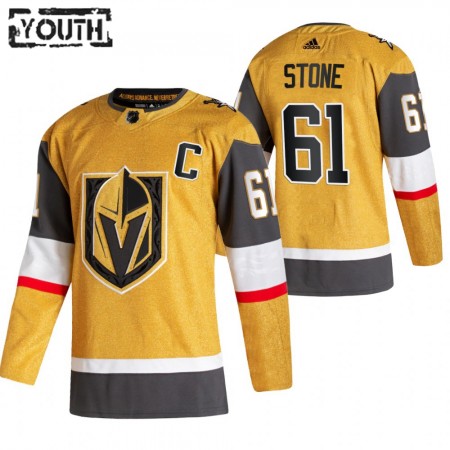 Kinder Eishockey Vegas Golden Knights Trikot Mark Stone 61 2020-21 Ausweich Authentic